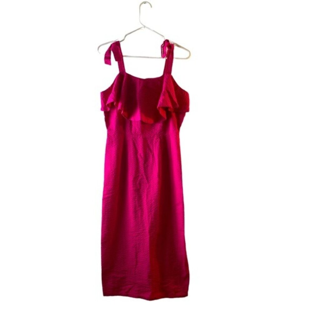 A new day hot pink midi dress NWT S